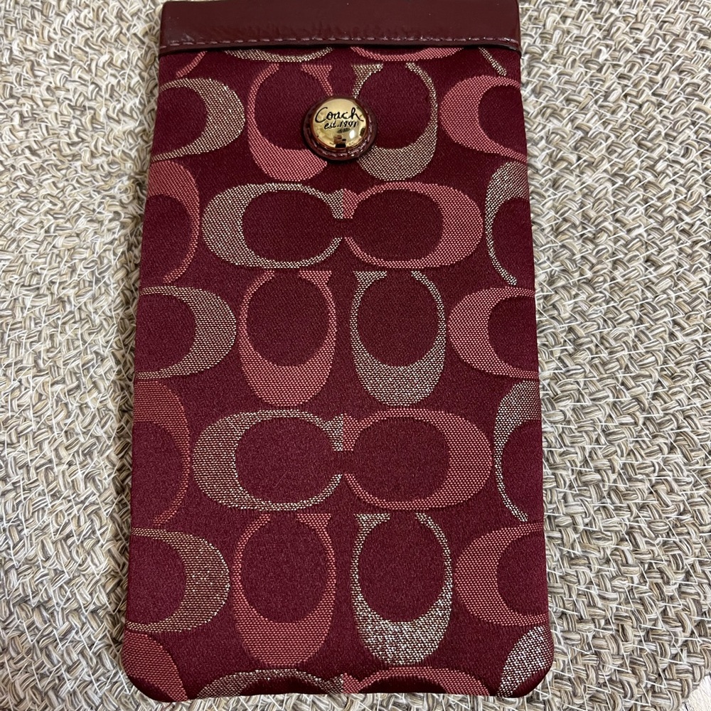 Coach Eye-Glass Case
